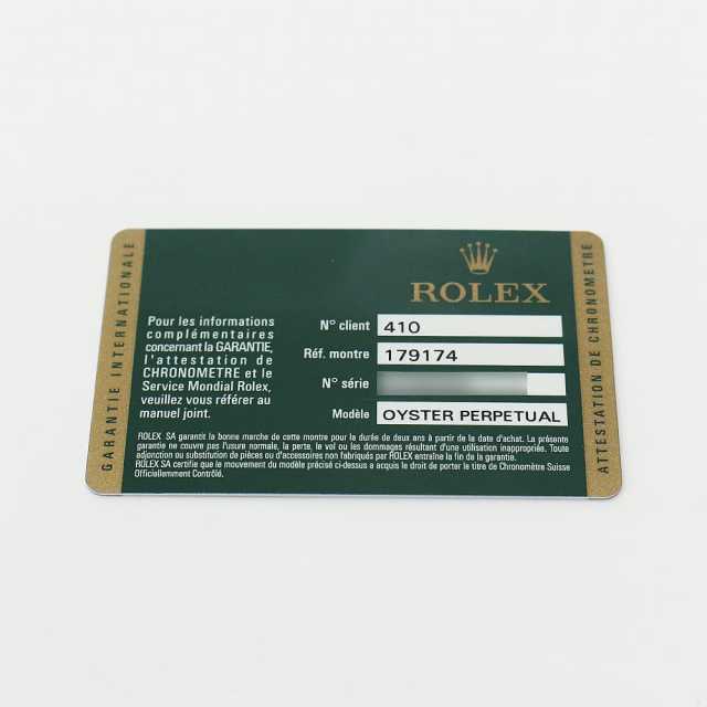ロレックス デイトジャスト 179174G レディース 中古