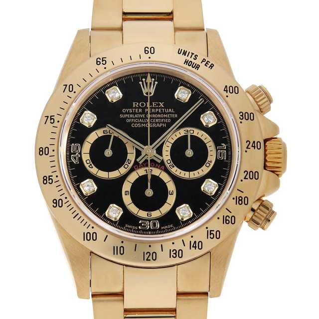 3個セット　株式会社IMG 16528G ブラック ROLEX（ロレックス）コスモグラフ デイトナ 8Pダイヤ