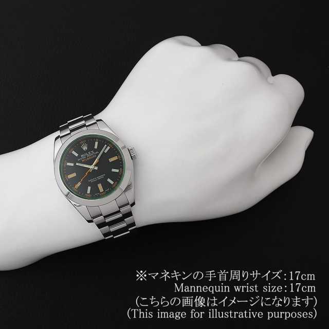 116400GV ブラック ROLEX（ロレックス）ミルガウス グリーンガラス