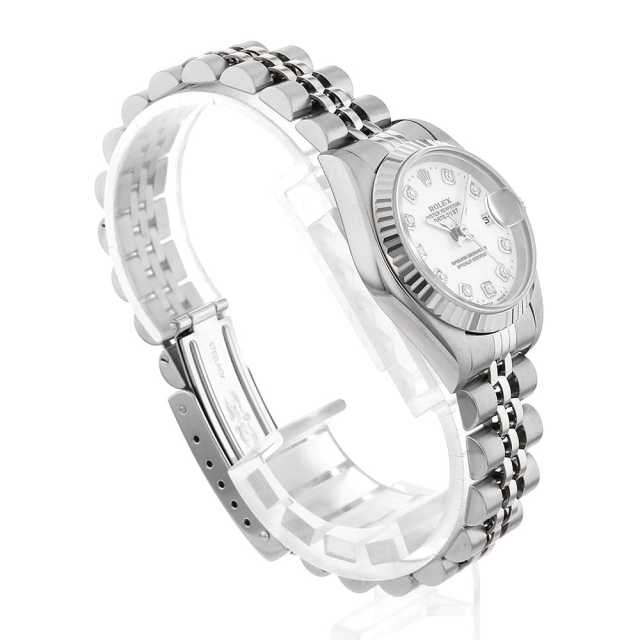 79174G ホワイト ROLEX（ロレックス）デイトジャスト 10Pダイヤ 中古