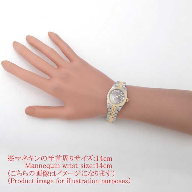 ロレックス デイトジャスト 179173NR レディース 中古