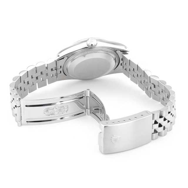 16234G ブラック ROLEX（ロレックス）デイトジャスト 10Pダイヤ 中古
