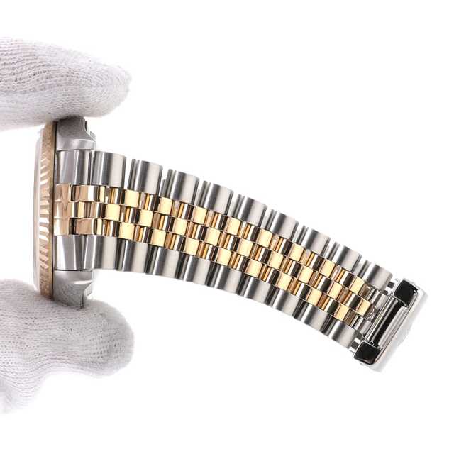 16233NG ホワイトシェル ROLEX（ロレックス）デイトジャスト 10Pダイヤ