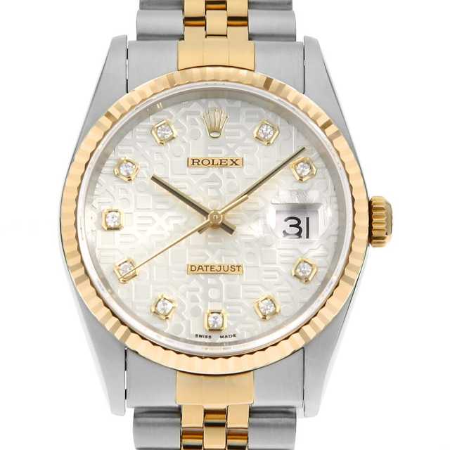 ROLEX Datejust 16233G Men's Used