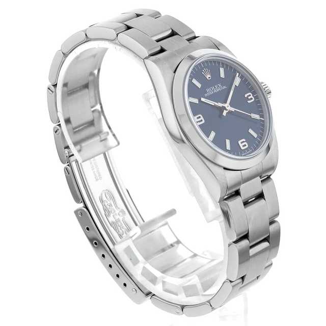 ROLEX ロレックス オイスターパーペチュアル 77080 ボーイズサイズ ロレックス(ROLEX)オイスター パーペチュアル 77080 ブラック(黒