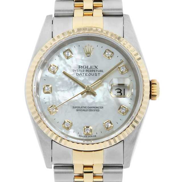 ロレックス デイトジャスト 16233NG メンズ 中古
