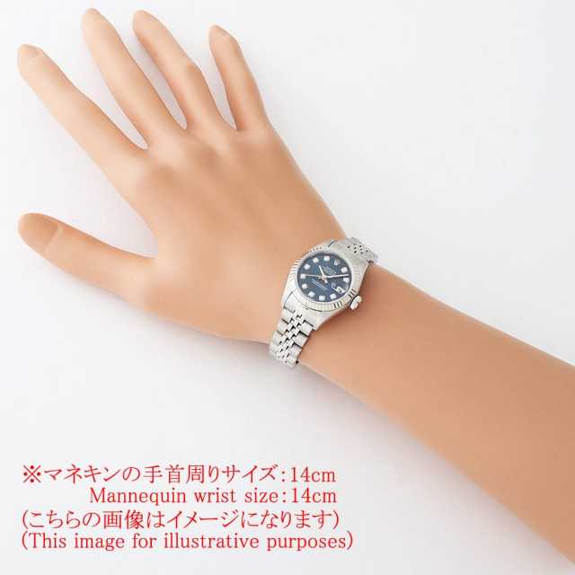 ロレックス デイトジャスト 10Pダイヤ 79174G シルバー 彫りコンピューター F番 レディース 中古 腕時計 ROLEX（ロレックス） デイトジャスト 10Pダイヤ 79174G シルバー 彫り