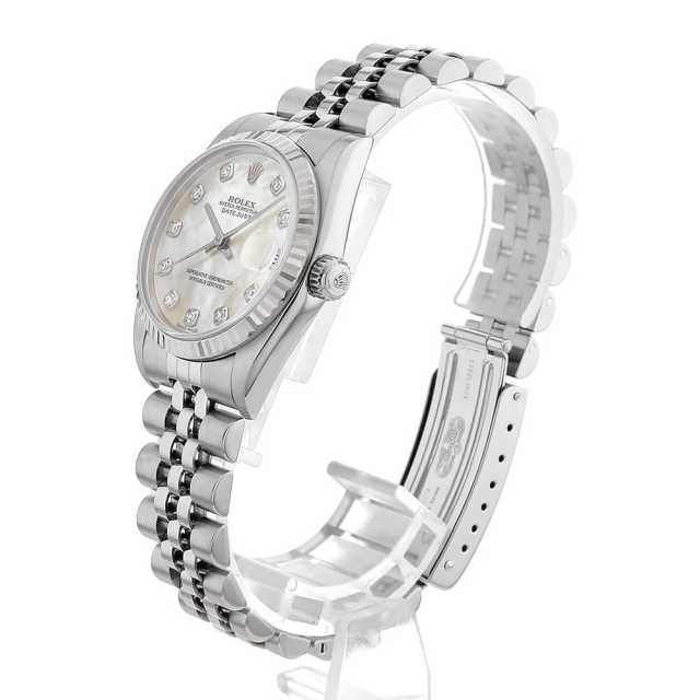 78274NG ホワイトシェル ROLEX（ロレックス）デイトジャスト 10Pダイヤ