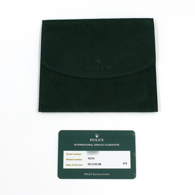 ロレックス デイトジャスト 16234G メンズ 中古