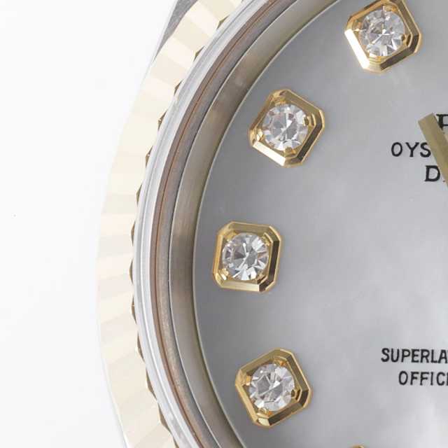 79173NG ホワイトシェル ROLEX（ロレックス）デイトジャスト 10Pダイヤ