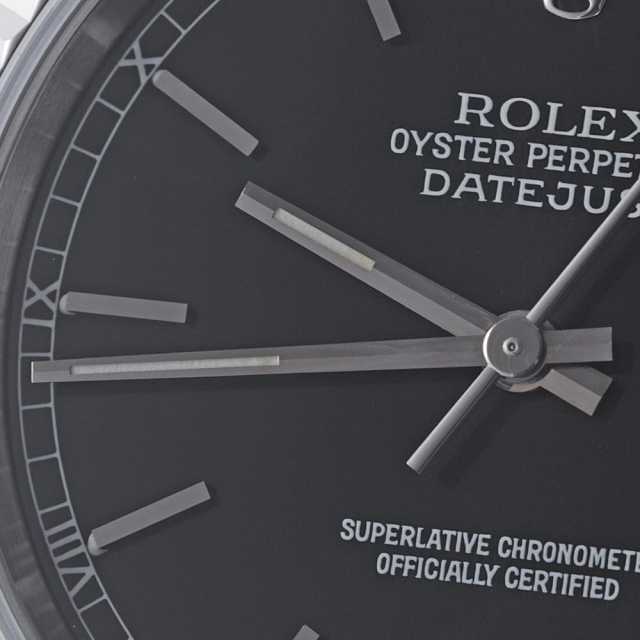 16234 ブラック ROLEX（ロレックス）デイトジャスト 中古 | 東京・大阪