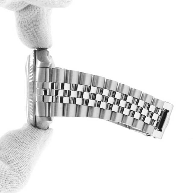 16234G ブラック ROLEX（ロレックス）デイトジャスト 10Pダイヤ 中古