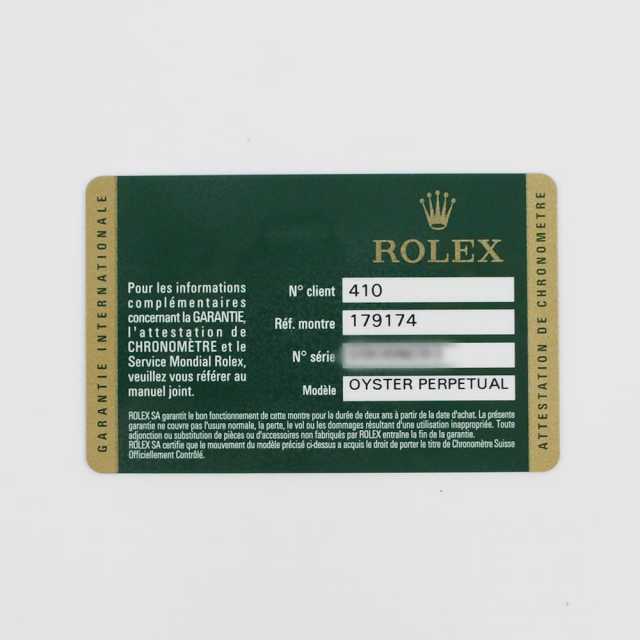 ロレックス デイトジャスト 179174NG レディース 中古