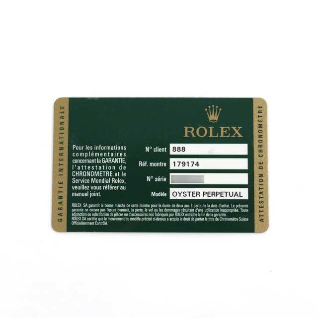 ロレックス デイトジャスト 179174G レディース 中古