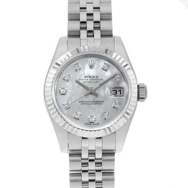 179174NG ホワイトシェル ROLEX（ロレックス）デイトジャスト 10P