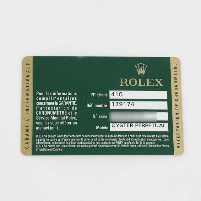 ロレックス デイトジャスト 179174NG レディース 中古
