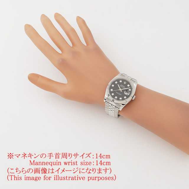 116234G ブラック ROLEX（ロレックス）デイトジャスト 10Pダイヤ 中古