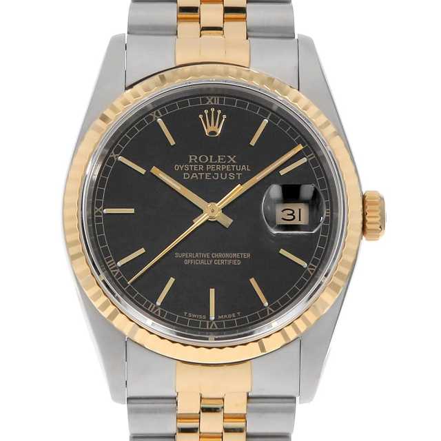 16233 ブラック ROLEX（ロレックス）デイトジャスト 中古 | 東京・大阪