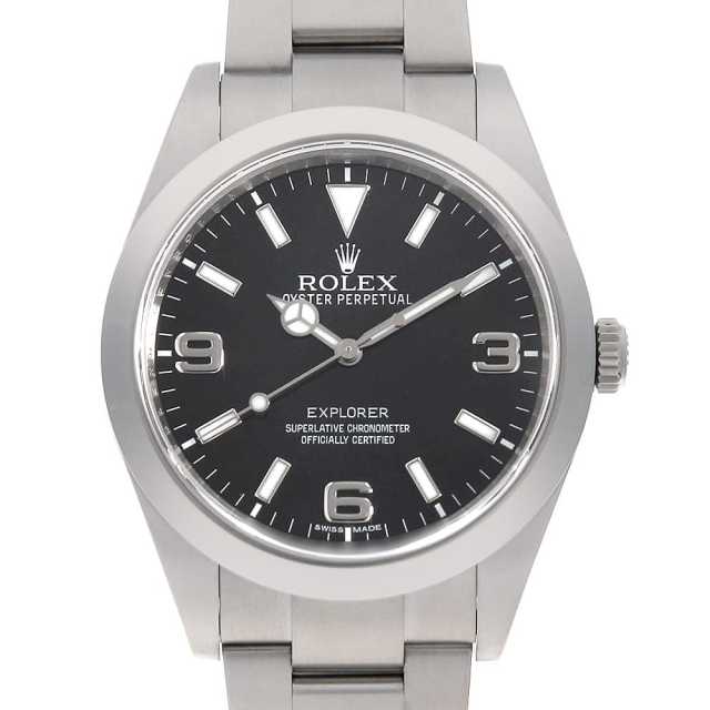 ROLEX Explorer I (Early Model) Blackout 214270 Black Random Serial Number Used Men's Watch