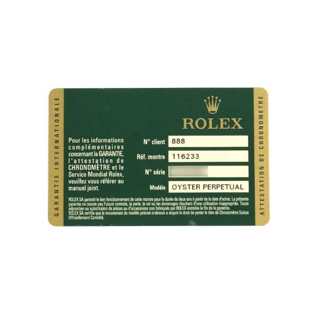 ロレックス デイトジャスト 116233G メンズ 中古