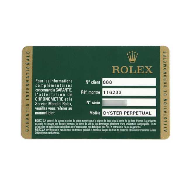 ロレックス デイトジャスト 116233G メンズ 中古
