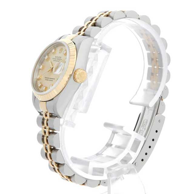 69173G シャンパン ROLEX（ロレックス）デイトジャスト 10Pダイヤ 中古