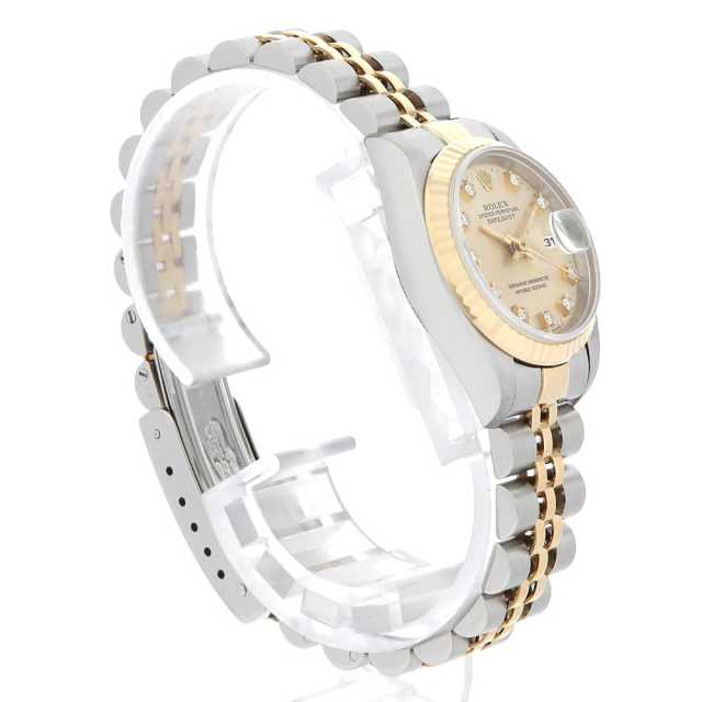 69173G シャンパン ROLEX（ロレックス）デイトジャスト 10Pダイヤ 中古