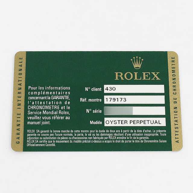 ロレックス デイトジャスト 179173G レディース 中古