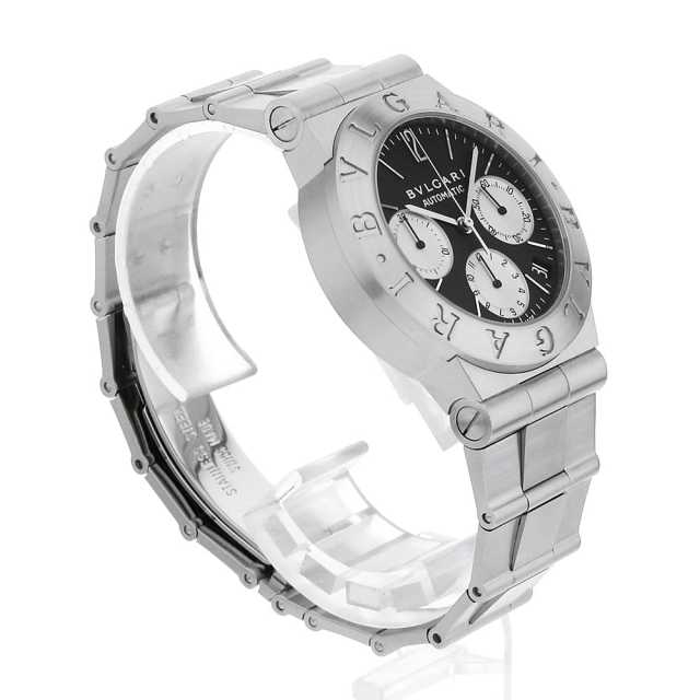 CH35BSSD ブラック BVLGARI（ブルガリ）ディアゴノ スポーツ クロノ