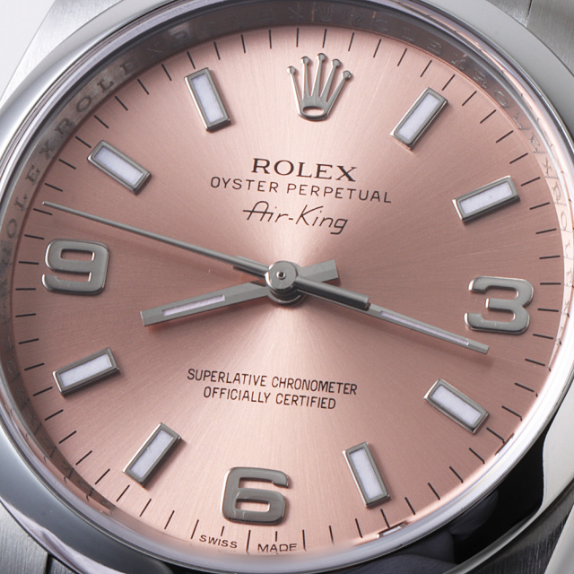 114200 ピンク ROLEX（ロレックス）エアキング 中古 | 東京・大阪の  