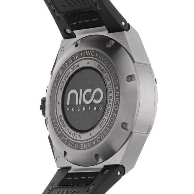IW379603 シルバー IWC インヂュニア クロノグラフ ニコ・ロズベルグ