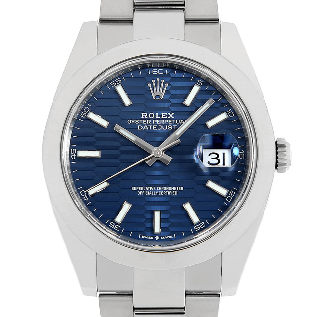 126300 ブルー ROLEX（ロレックス）デイトジャスト41 中古 | 東京  