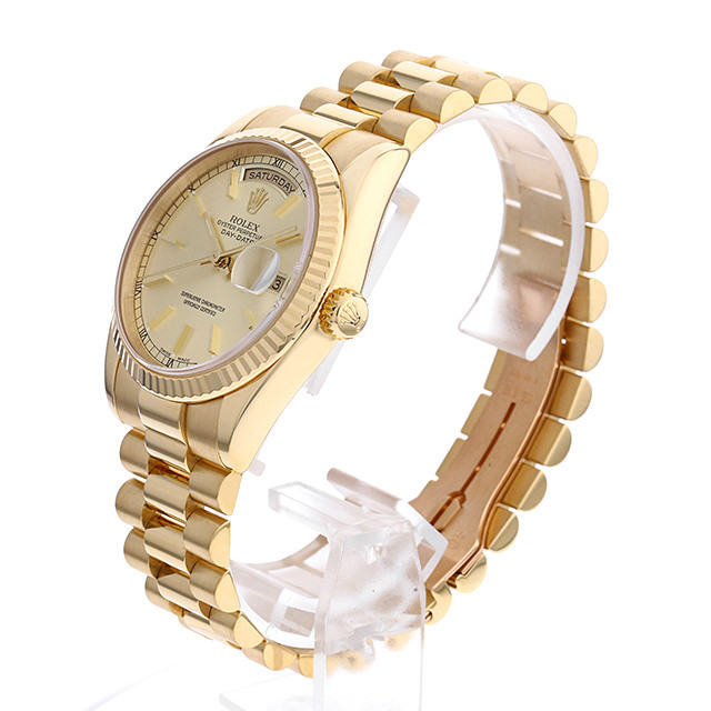 118238 シャンパン/バー ROLEX（ロレックス） デイデイト 中古