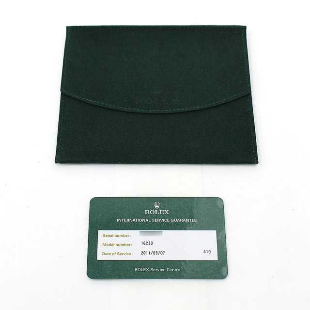 ロレックス デイトジャスト 16233G メンズ 中古