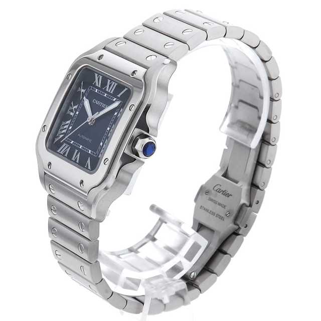 WSSA0063 ブルー Cartier（カルティエ）サントス ドゥ カルティエ MM