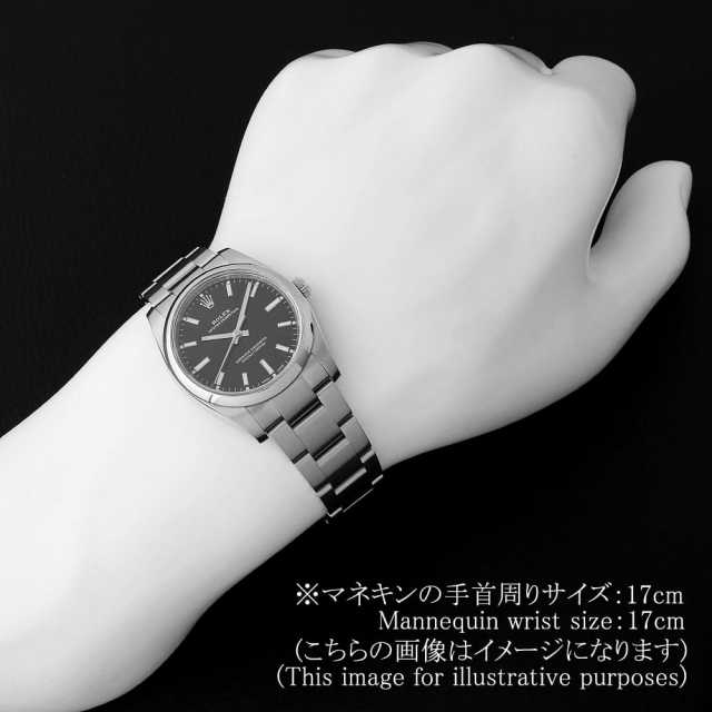 114200 ブラック ROLEX（ロレックス）オイスターパーペチュアル 中古  