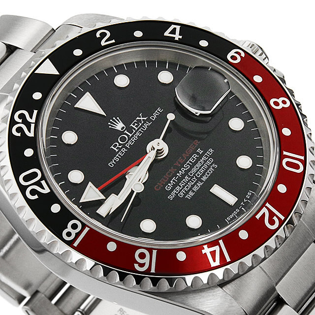 GMTマスターII 赤黒ベゼル リアルマッコイズ チャックイエーガー セカンドモデル 16710 サブ画像５
