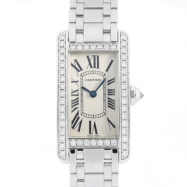 WB7073L1 Cartier（カルティエ） タンクアメリカン ベゼルダイヤ SM