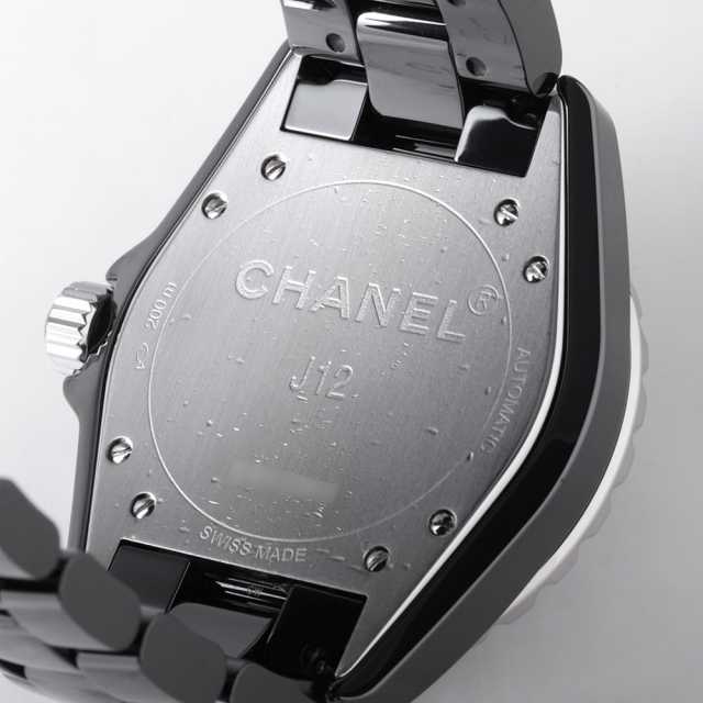 H1626 ブラック CHANEL（シャネル）J12 12Pダイヤ 中古 | 東京