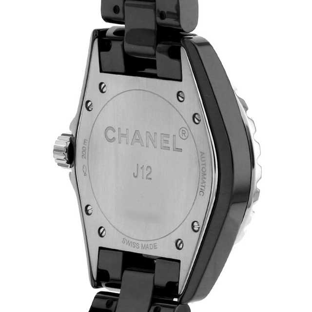 H1626 ブラック CHANEL（シャネル）J12 12Pダイヤ 中古 | 東京