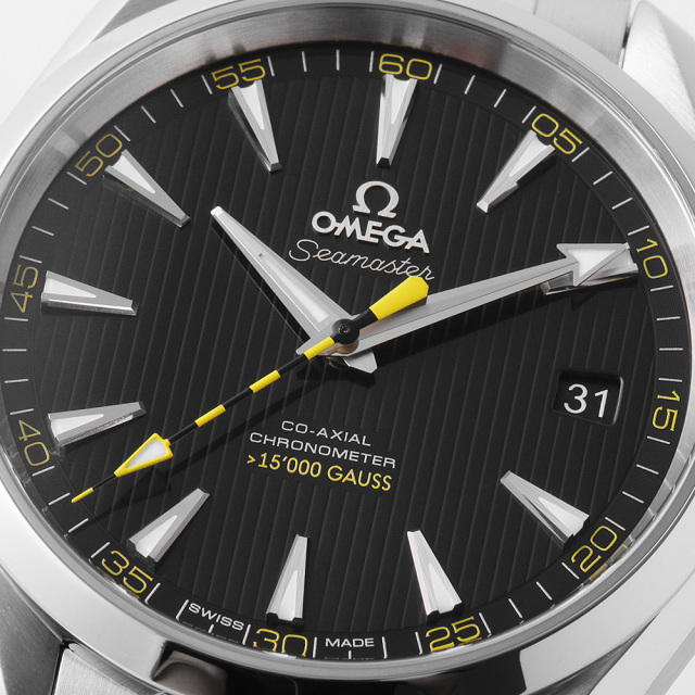 中古】OMEGA シーマスター 120 デイト レディース 情けない 腕時計  