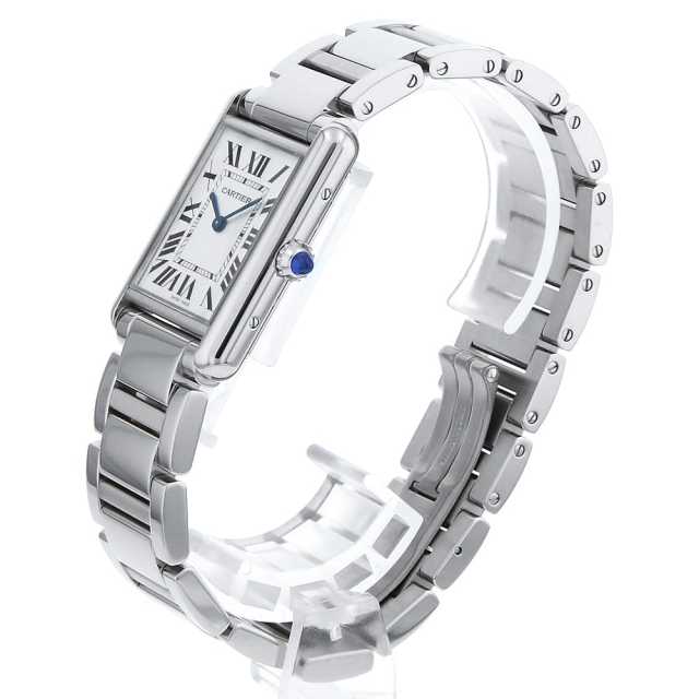 【村けん】Cartier カルティエ　タンクマスト LM WSTA0052 カルティエ タンク マスト LM WSTA0052 シルバー メンズ 時計