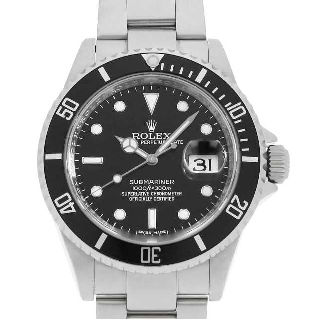 今月中のみ特価！！ROLEX サブマリーナ ブラック16610 トリチューム 16610 ブラック ROLEX（ロレックス）サブマリーナ デイト 中古