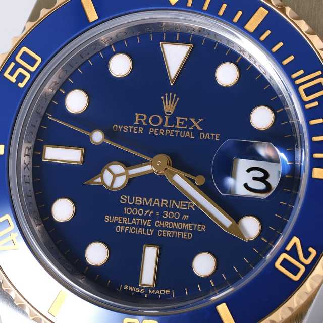 ロレックス サブマリーナ 116613LB メンズ 中古