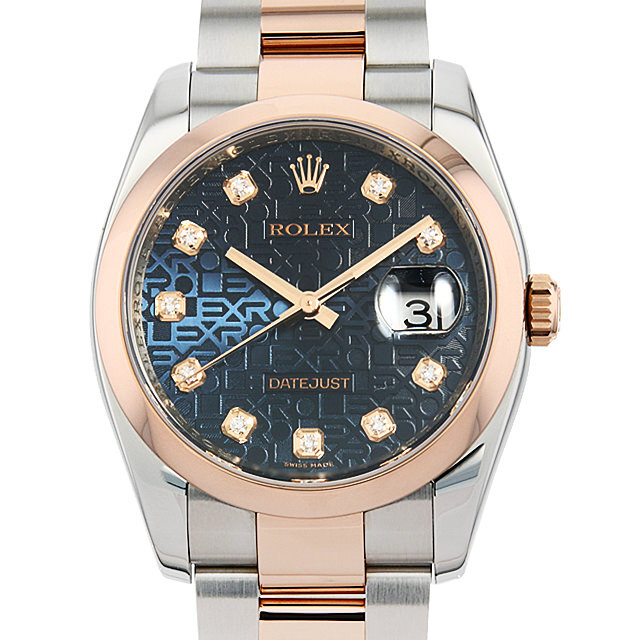 116201G ブルー彫りコンピューター ROLEX（ロレックス  