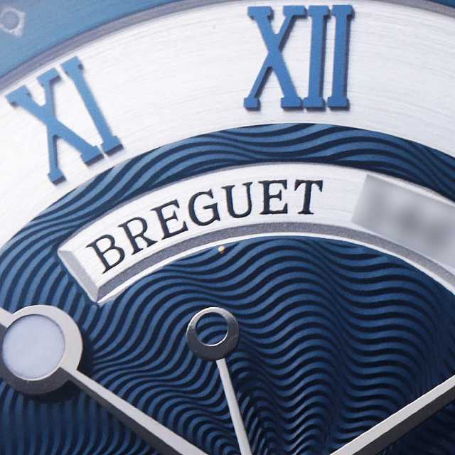 5817ST/Y2/5V8 ブルー Breguet（ブレゲ）マリーンIIラージデイト