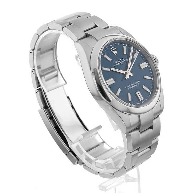 134300 ブルー ROLEX（ロレックス）オイスターパーペチュアル 中古