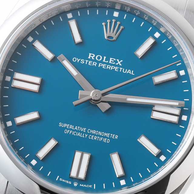 134300 ブルー ROLEX（ロレックス）オイスターパーペチュアル 中古