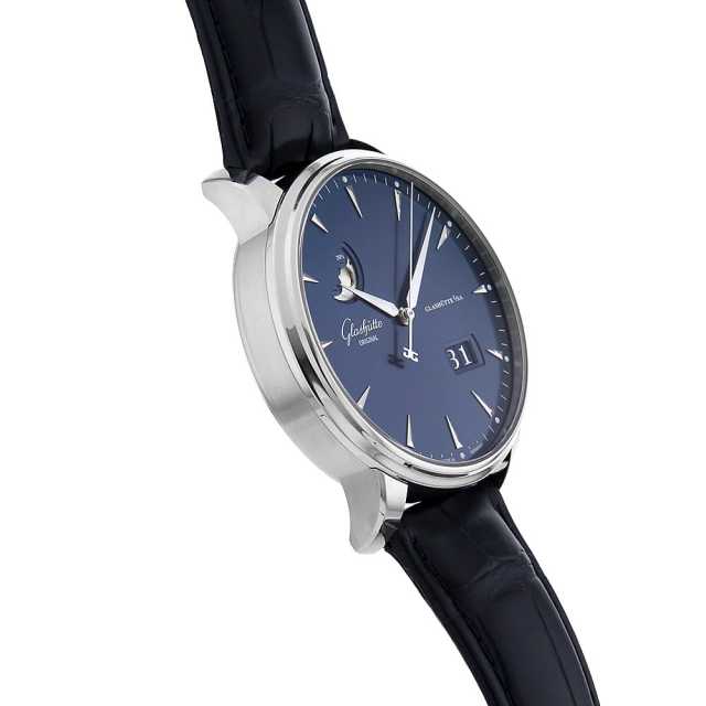 1-36-04-04-02-50 ブルー Glashutte Original（グラスヒュッテ