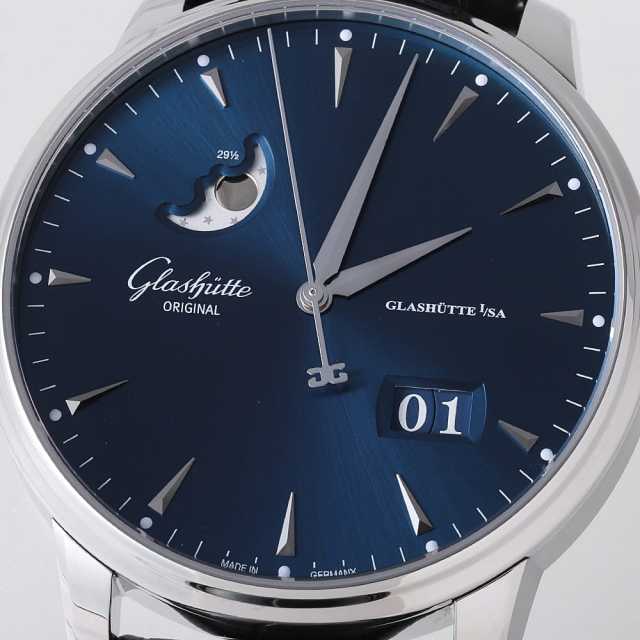 1-36-04-04-02-50 ブルー Glashutte Original（グラスヒュッテ